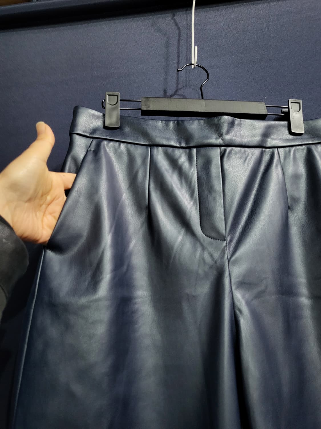 LBL 시그니처 레더 웜기모 밴드 팬츠 상품이미지3