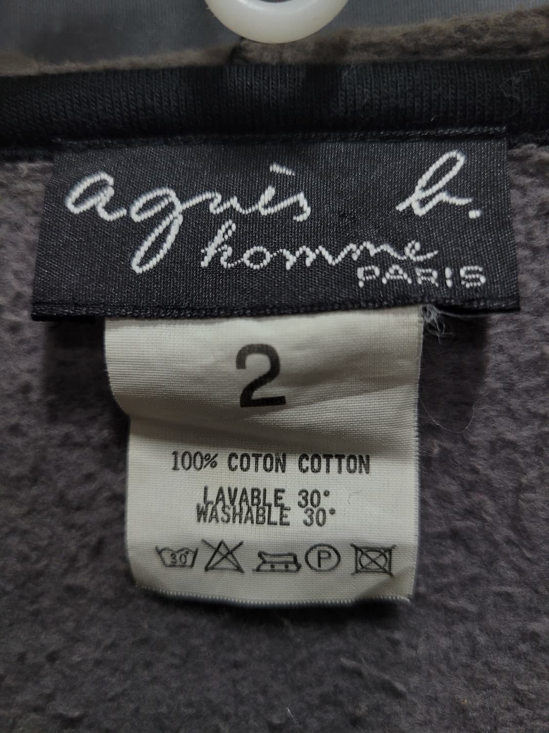 Agnes b 아네스베 90s 빈티지 후드집업 상품이미지4