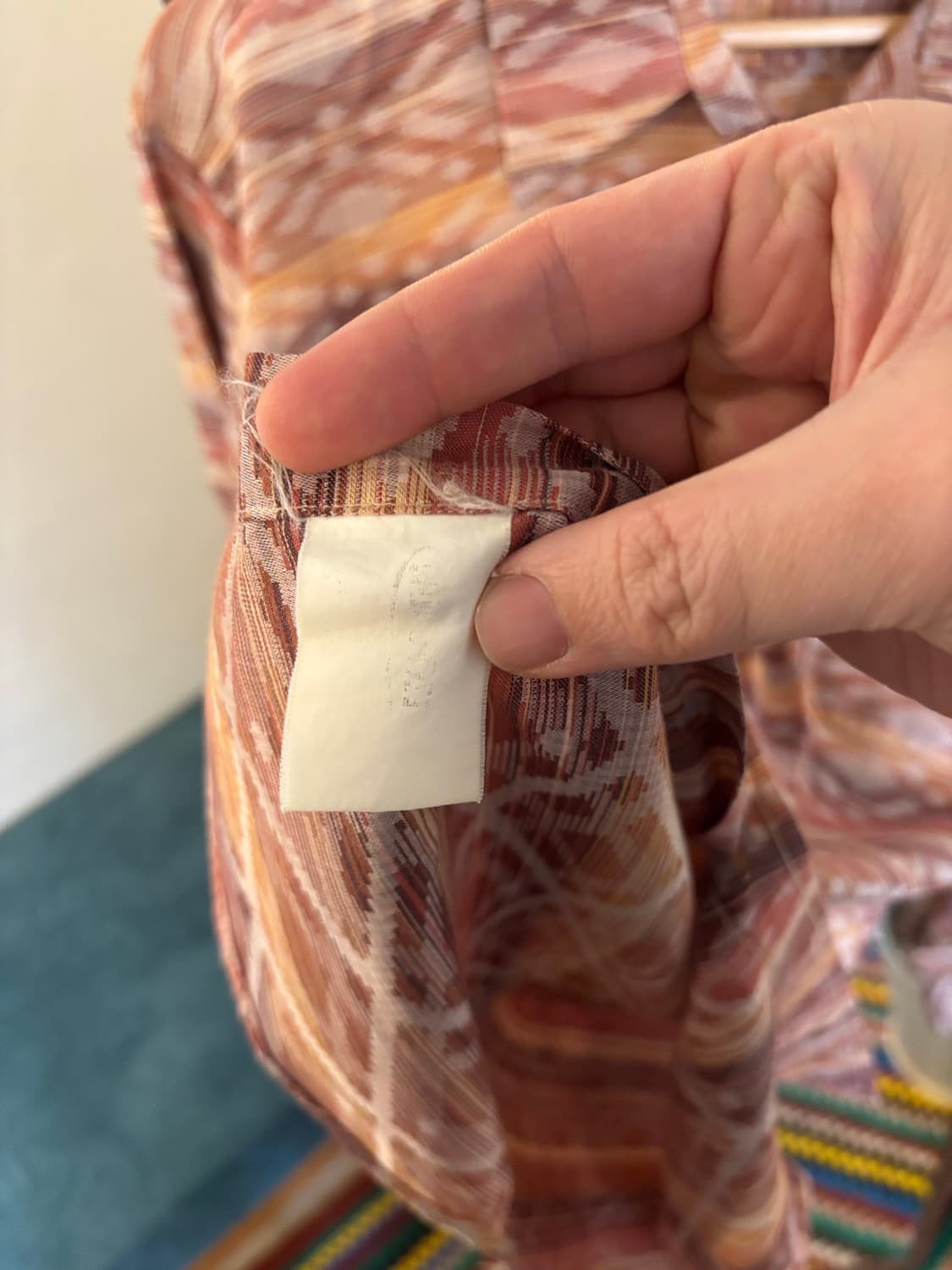 미쏘니 패턴 셔츠 상품이미지4