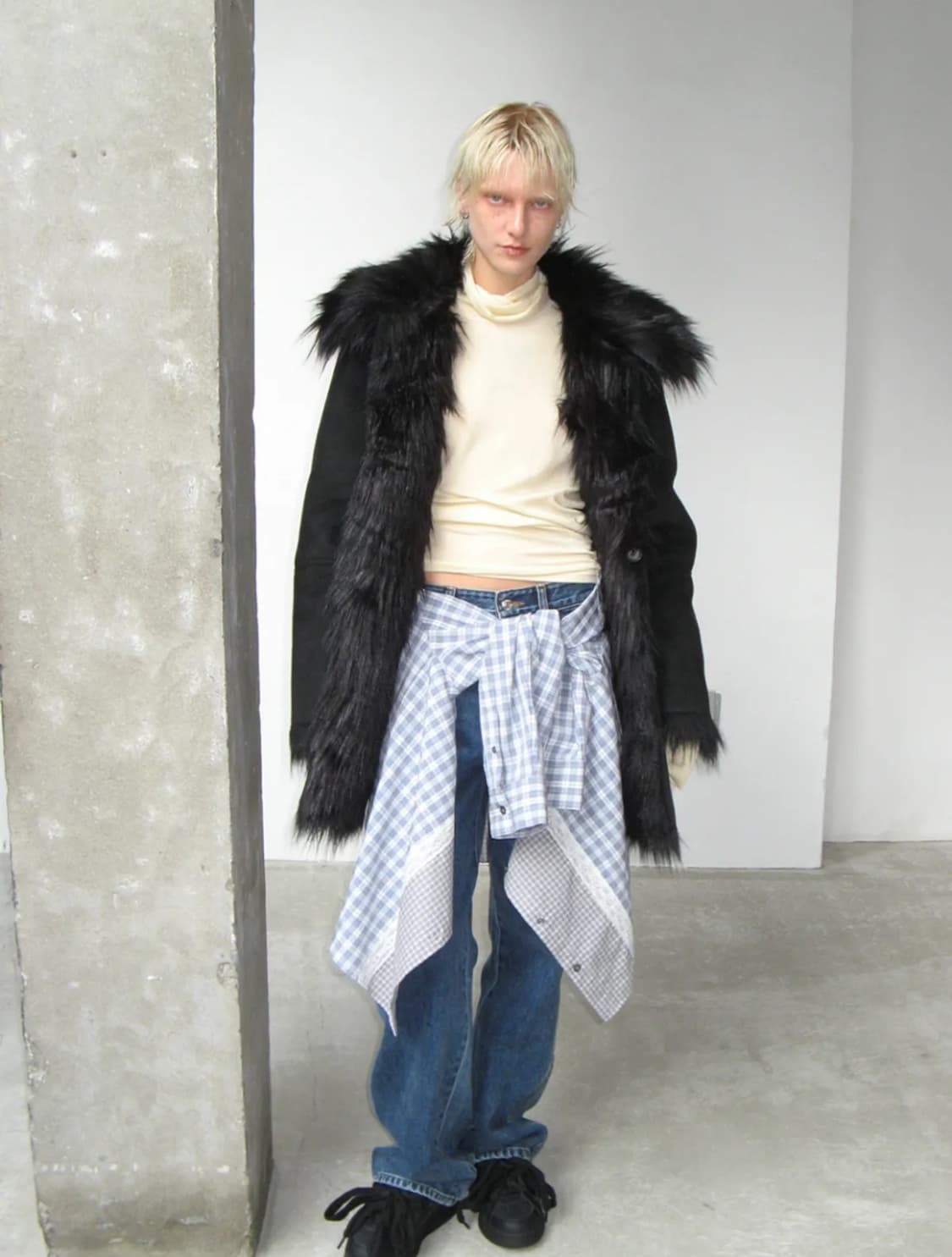 썬번프로젝트 리버시블 퍼 무스탕 상품이미지2