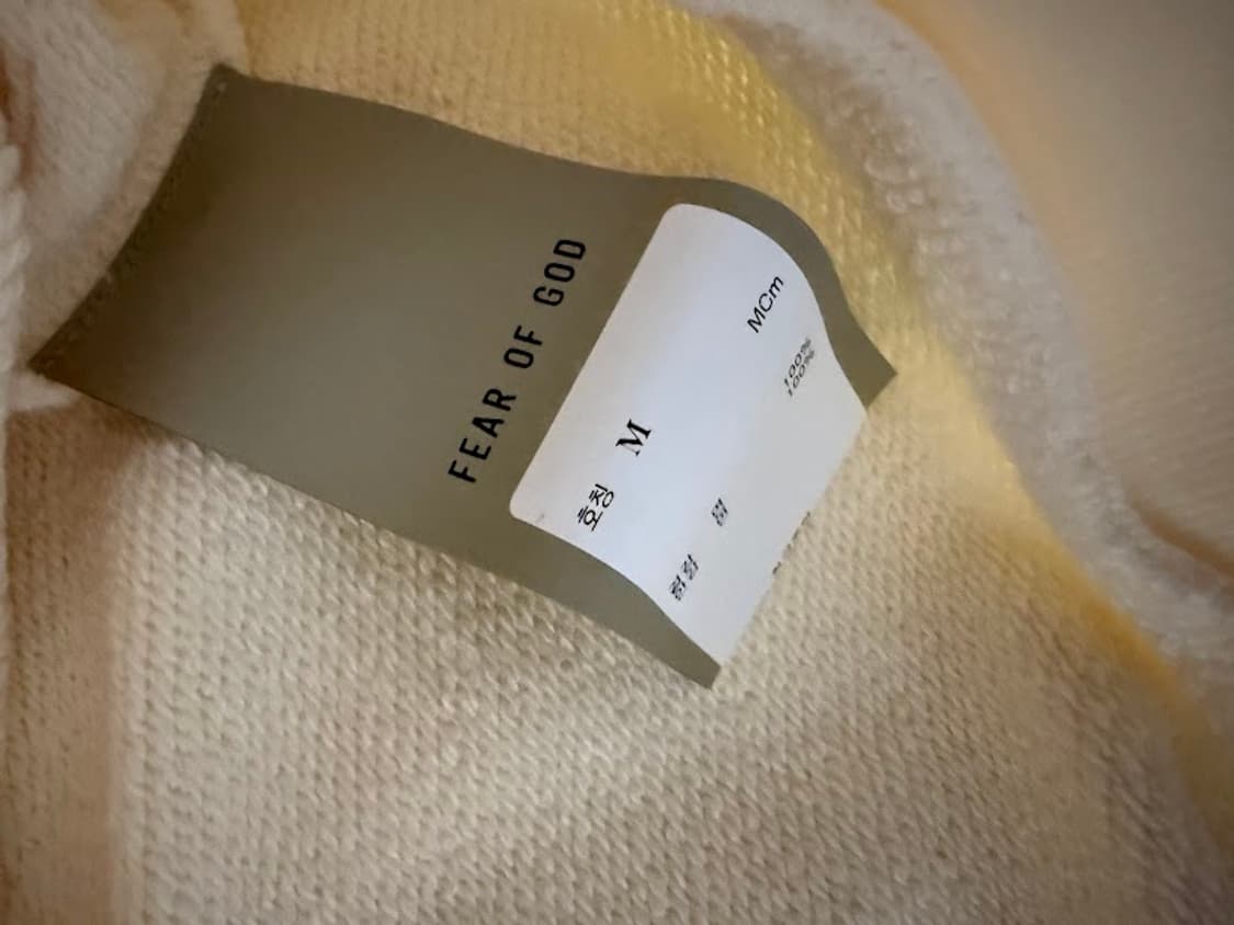 피어오브갓 텍스트 로고 후디 상품이미지3