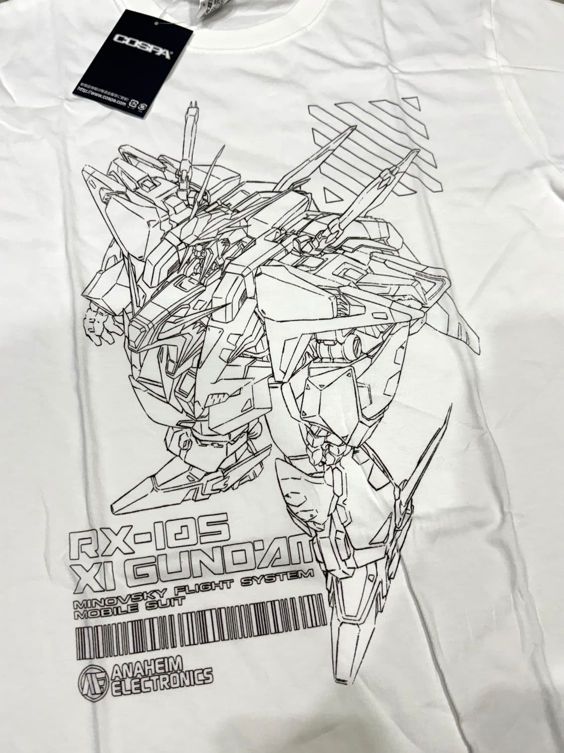 건담 RX-105 코스파 공식 머천다이즈 반팔 티셔츠 상품이미지2