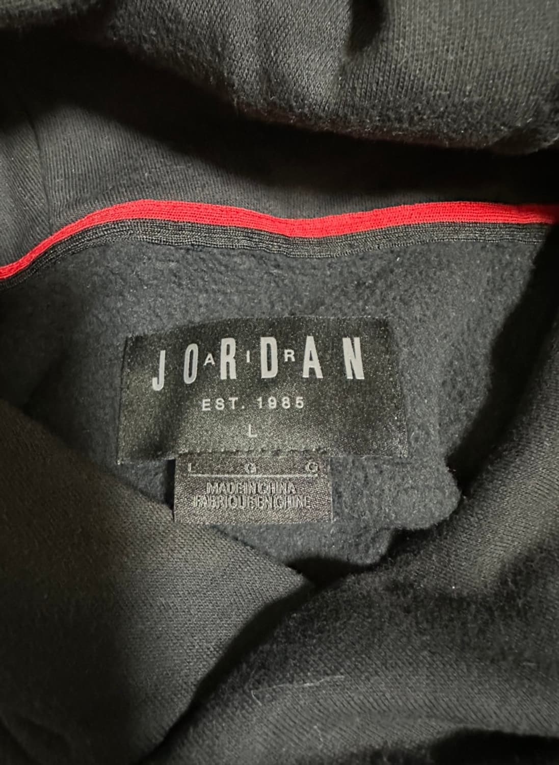 나이키 조던 x 파리(psg) 하의 후드티(블랙) L 상품이미지3