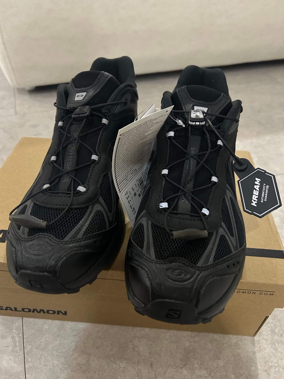 살로몬 XT-위스퍼 블랙 아스팔트 상품이미지1