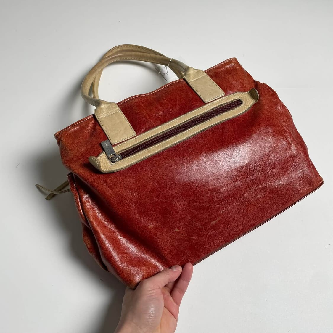 Orobianco 리본 레더백 (italy)   상품이미지5