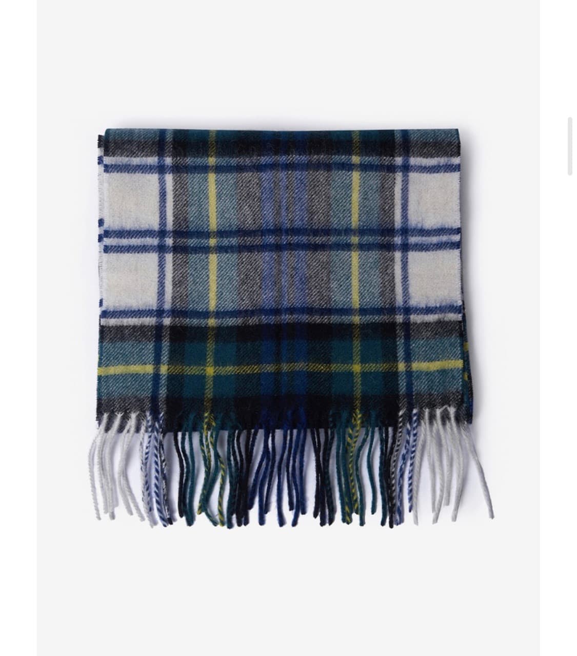 바버 타탄체크 스카프 울 캐시미어 혼방 상품이미지1
