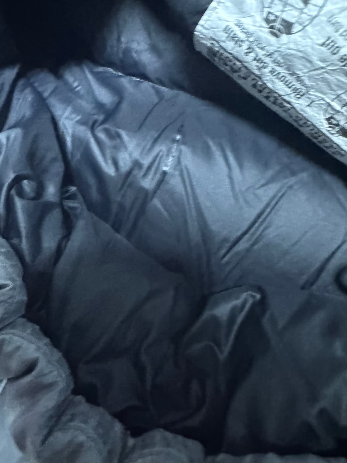 정품 아크네스튜디오 구형 라벨 페이크 퍼 머플러 블랙 상품이미지5