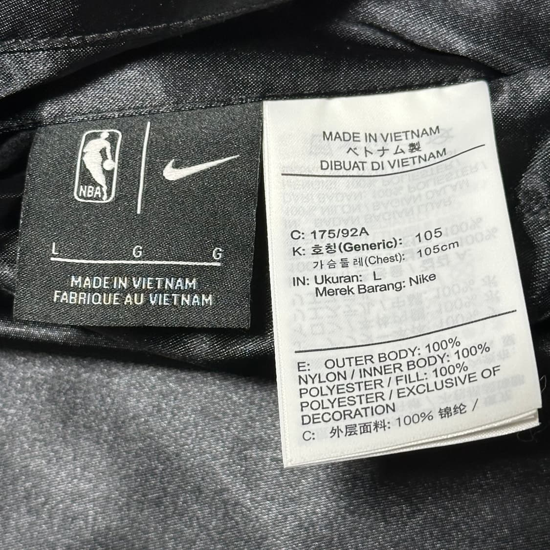 L 나이키 NBA 레이커스 리버시블 바시티 자켓 상품이미지6