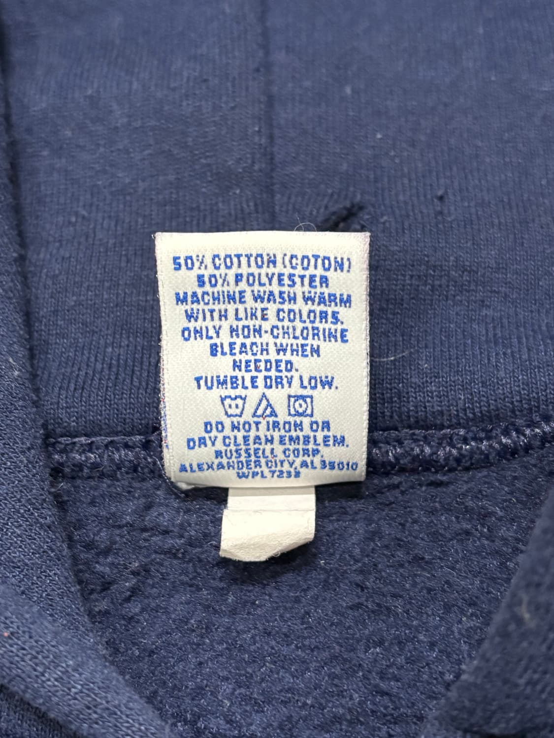 90s 러셀 후드집업 네이비 상품이미지6