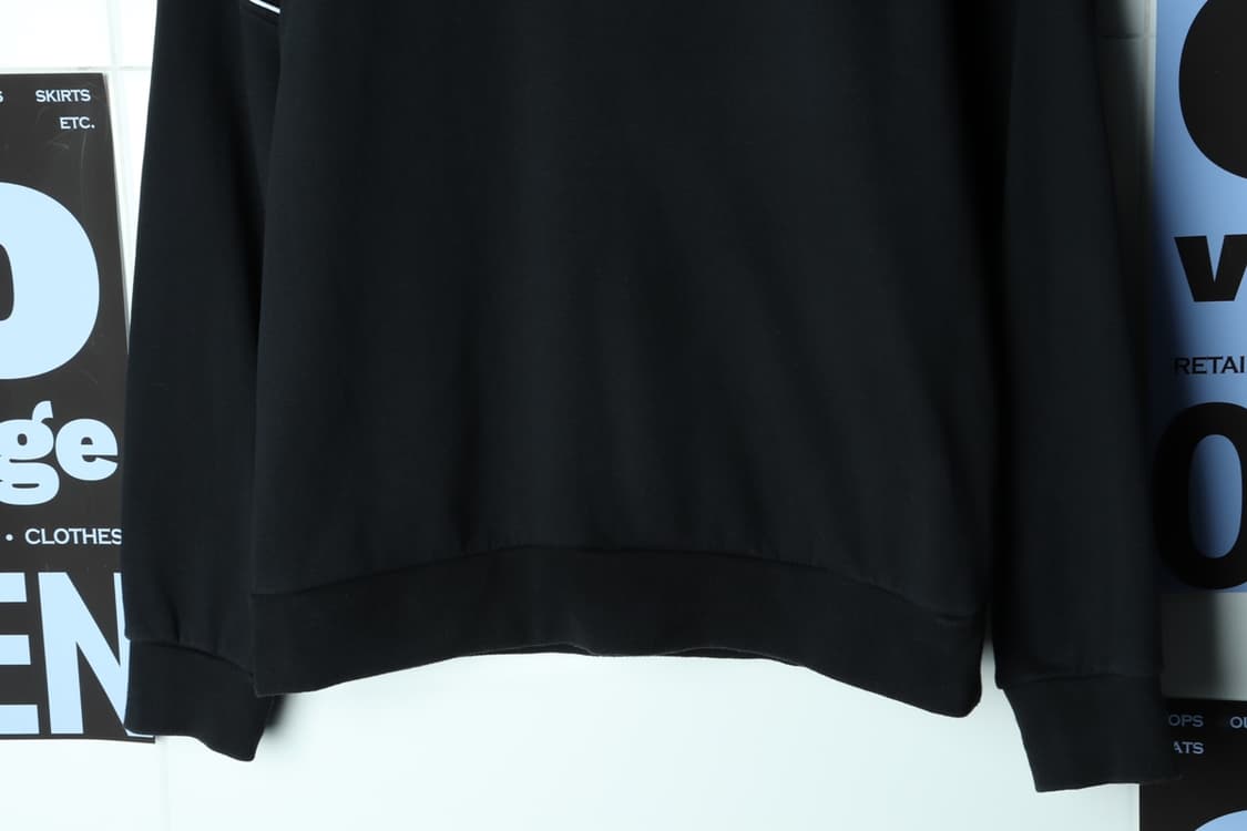 (L-XL) 아디다스 맨투맨 티셔츠 불꽃 검흰 삼선 메인로고-H31096 상품이미지4
