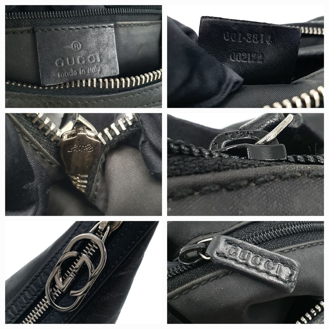 구찌 블랙 레더 호보백 숄더백 상품이미지4