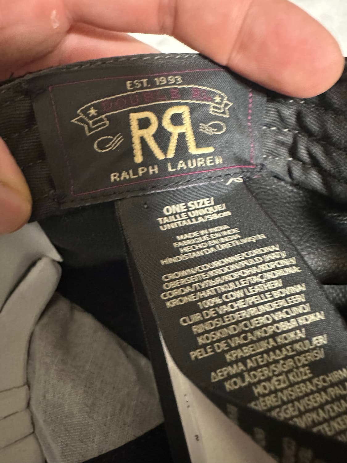 RRL 스웨이드 모자 새상품 상품이미지3