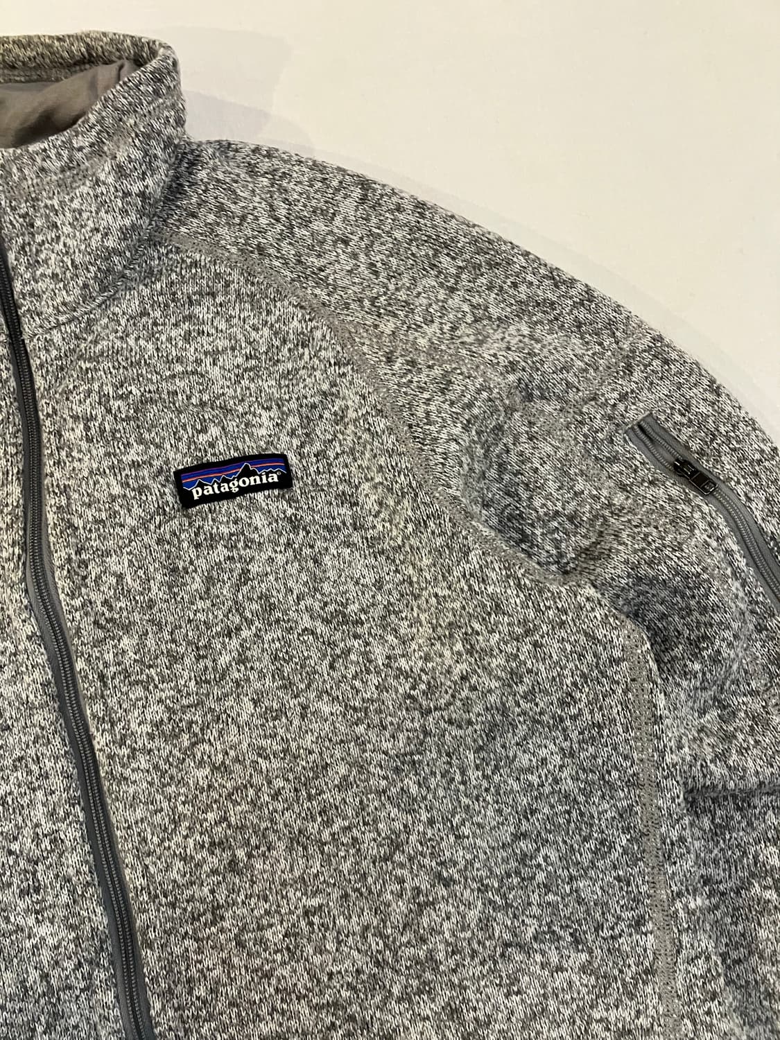 파타고니아 베터 스웨터 플리스 풀집 자켓 그레이 상품이미지3