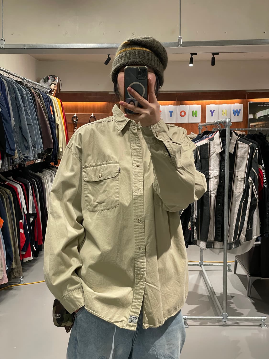 리바이스 워크 셔츠 상품이미지1