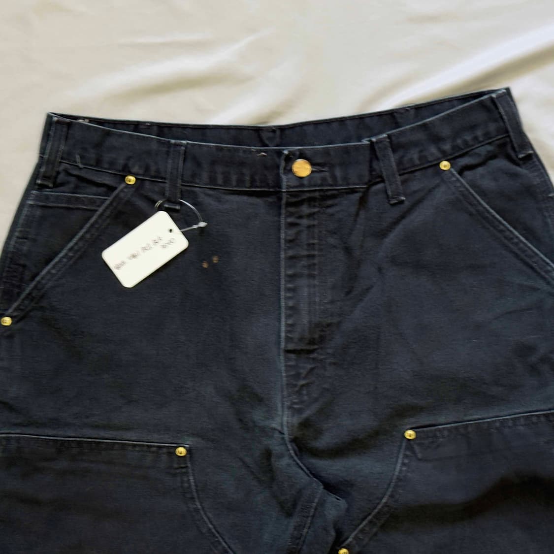 00s 칼하트 더블니 워크팬츠 B01 BLK 36X30 상품이미지2