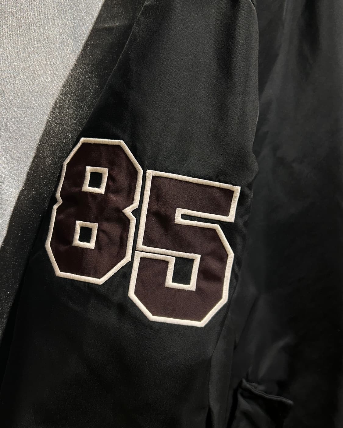 M 타미힐피거 빅로고 패치 블랙 나일론 블루종 상품이미지6