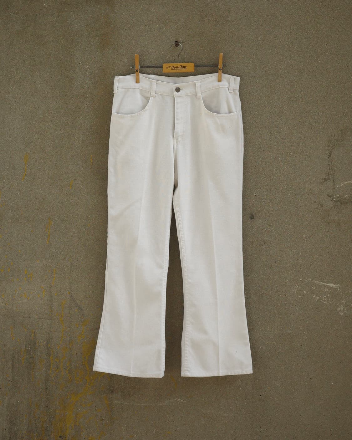 60‘s Levi’s 화이트 스타프레스트 부츠컷 팬츠 상품이미지1