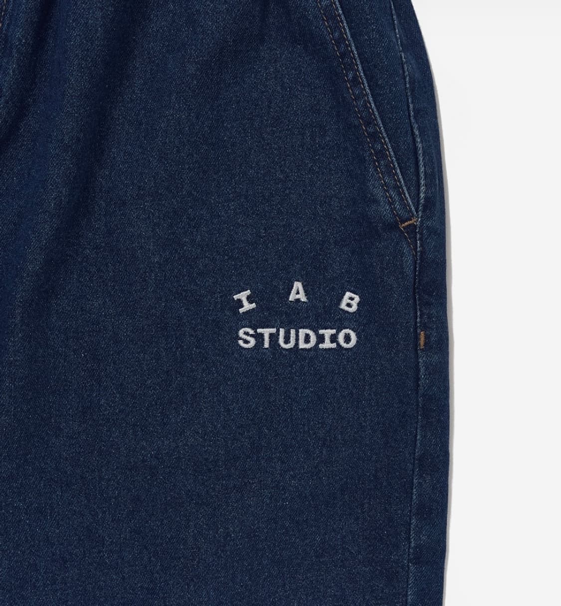 [XXL] 아이앱 스튜디오 데님 쇼츠 딥 블루 상품이미지3