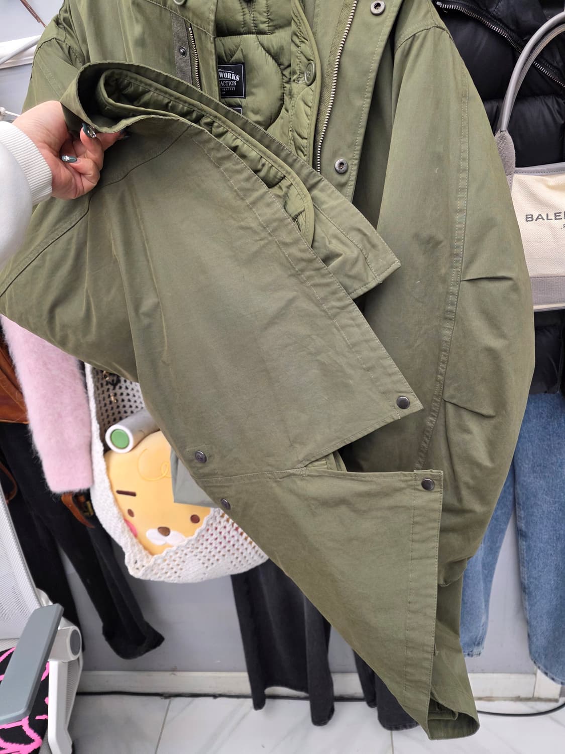 프리즘웍스 피쉬테일 야상 M 상품이미지6