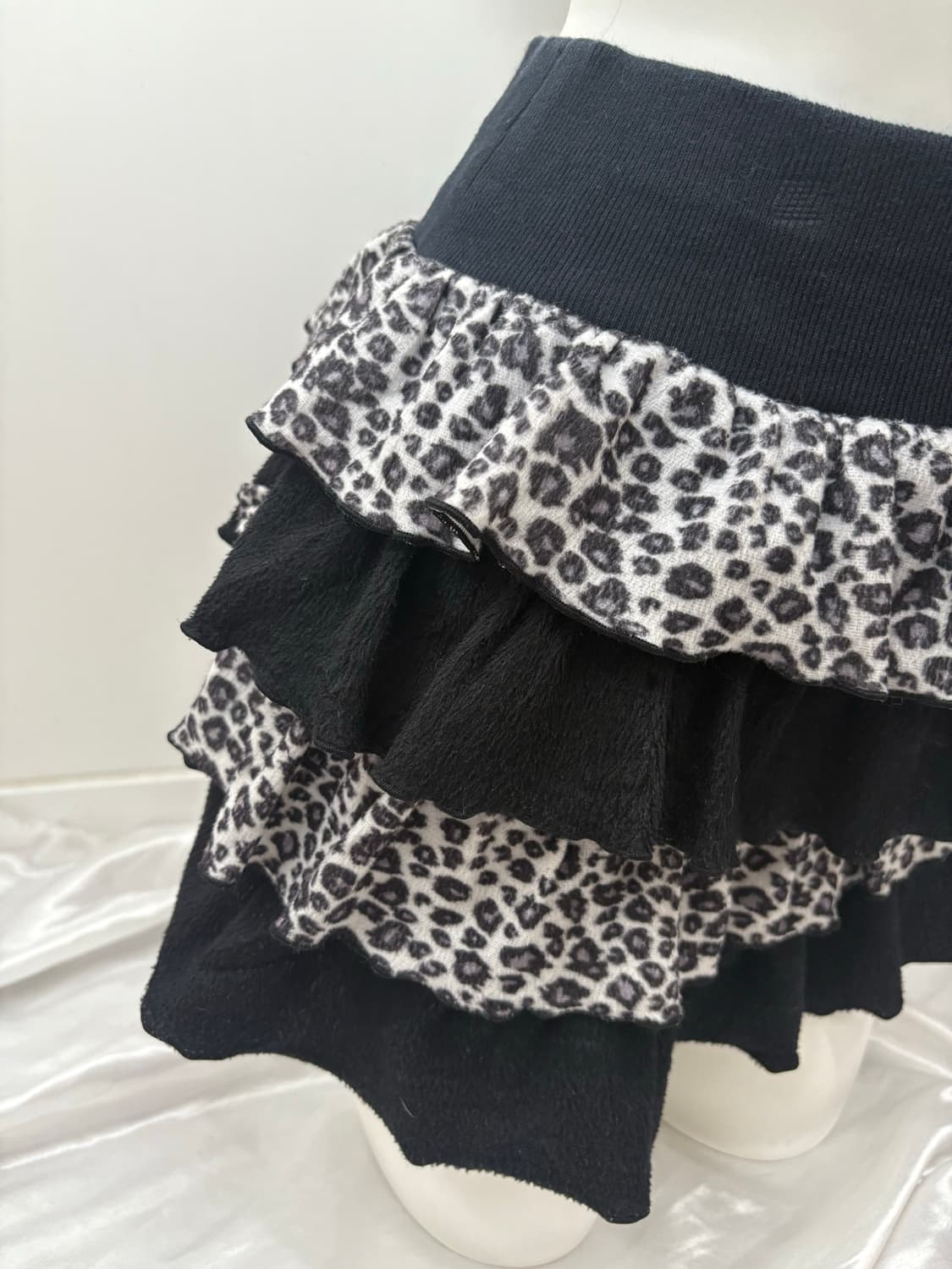 레오파드 캉캉 숏 스커트 상품이미지3