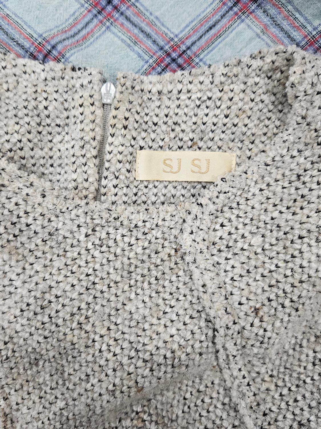 SJSJ 트위드 롱원피스  상품이미지2