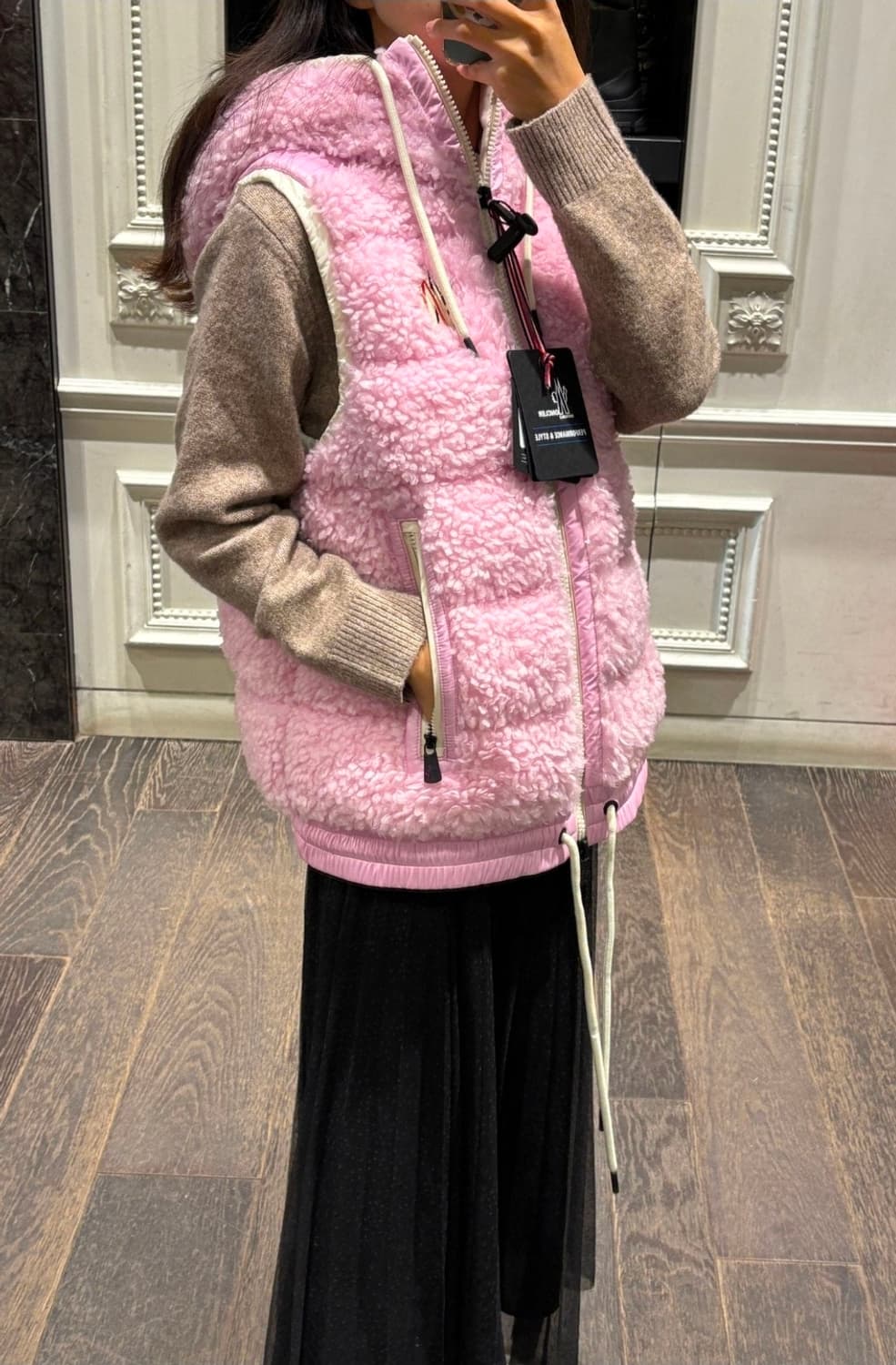 몽클레어 그레노블 테디 구스다운 패팅 베스트 상품이미지3