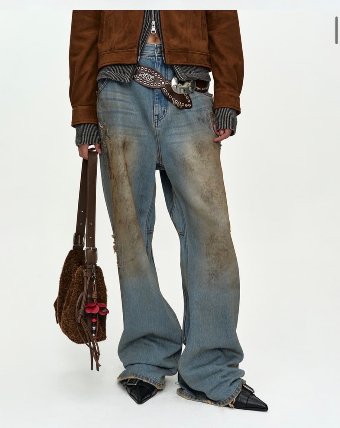 앤더슨벨 디스트로이드 데님팬츠26 상품이미지1