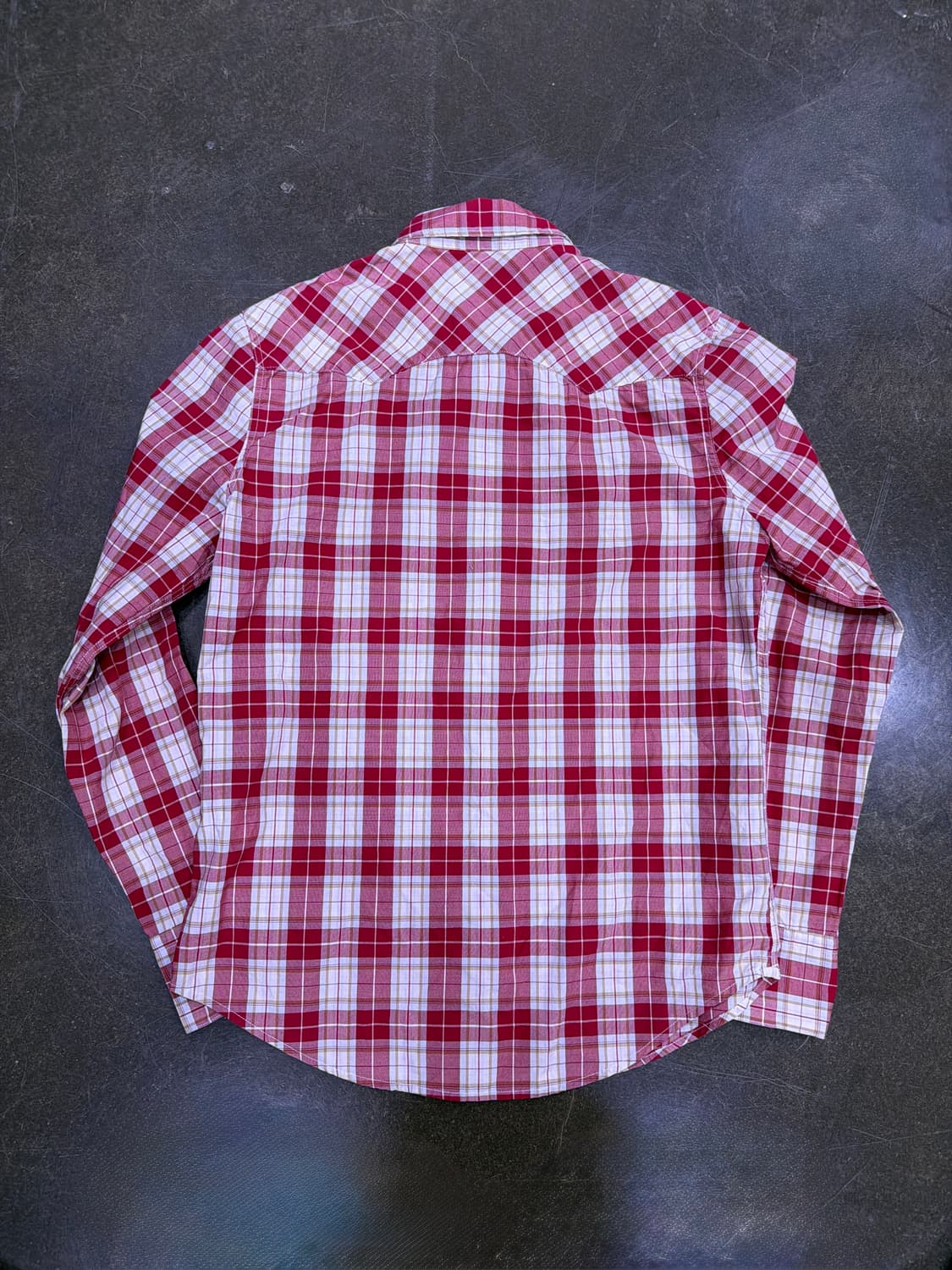 리바이스 레드체크 슬림핏 웨스턴 체크셔츠 S 상품이미지2