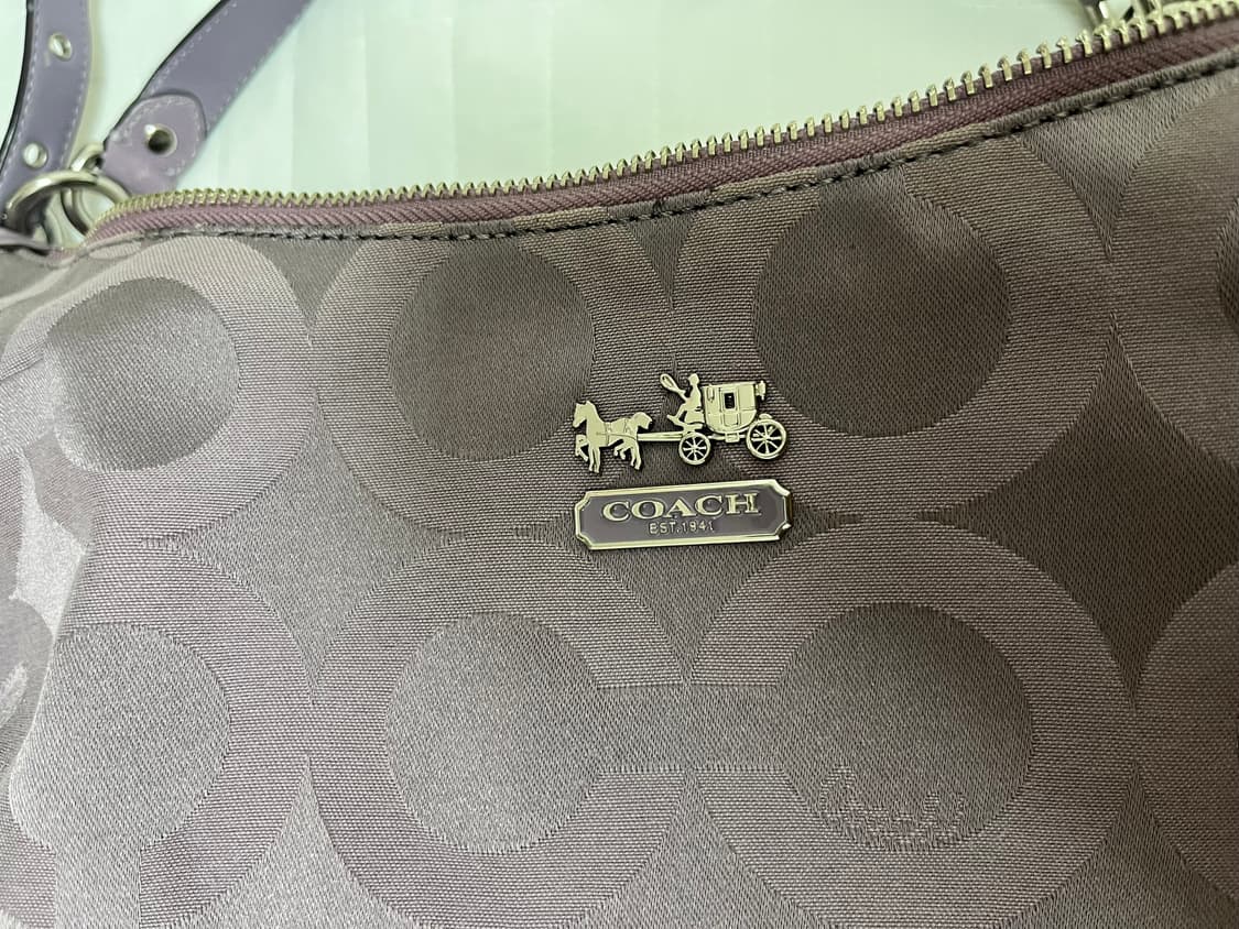 코치 숄더백 퍼플 상품이미지3