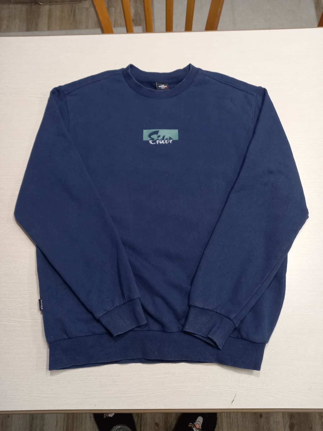 L-XL eider 봄가을용 맨투맨 네이비 L-691 상품이미지3