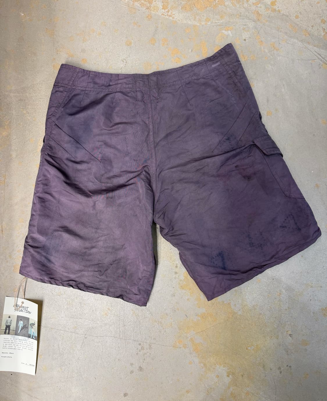 Maxime 2Z Black London purple shorts 상품이미지5