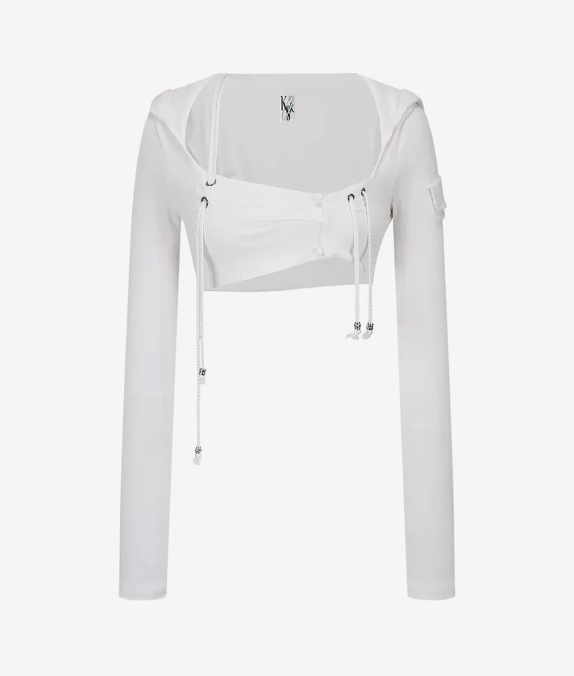 카시코 후디 볼레로 가디건 상품이미지1