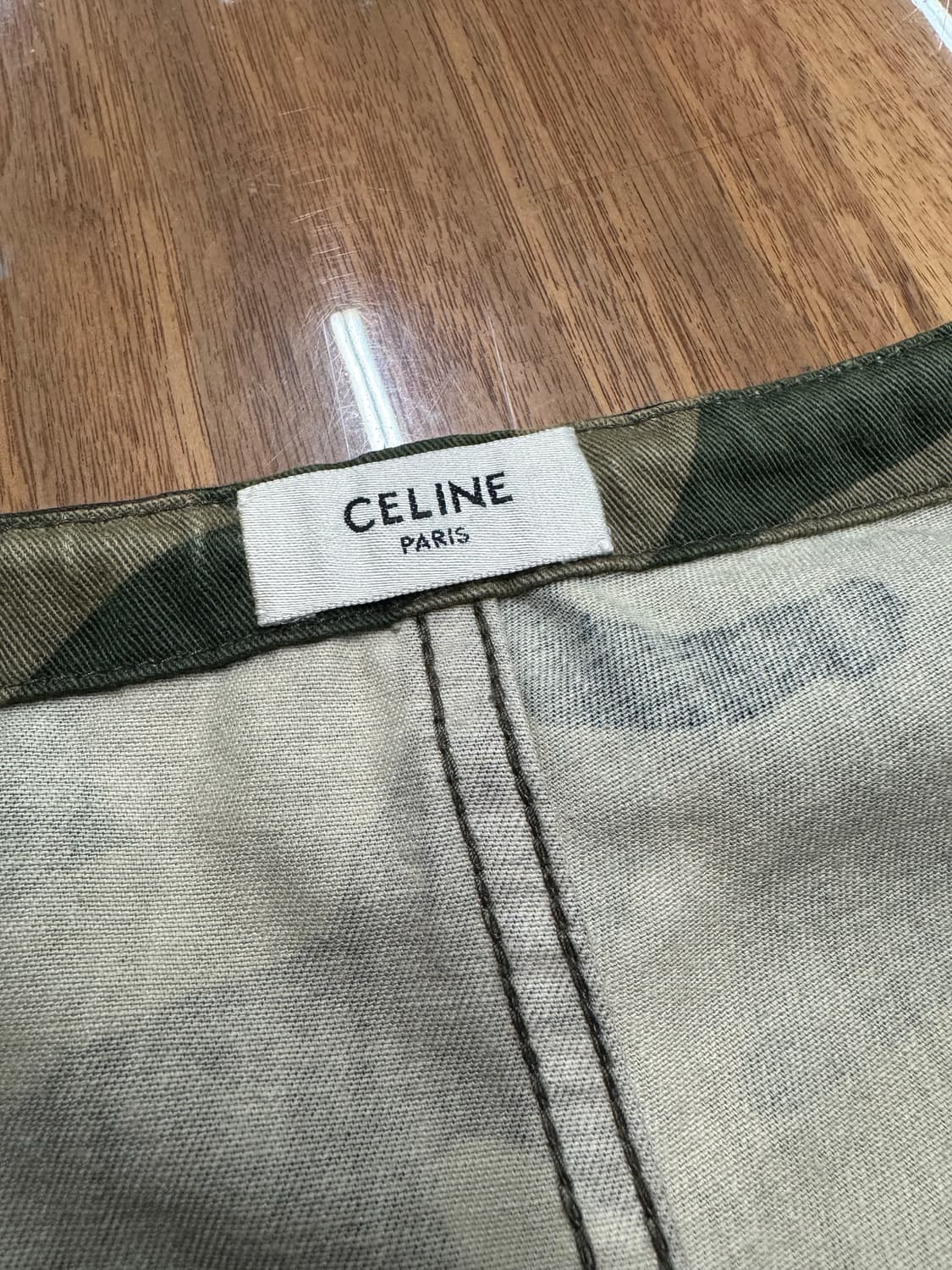 Celine 카모플라주 카고 팬츠 48사이즈 상품이미지5