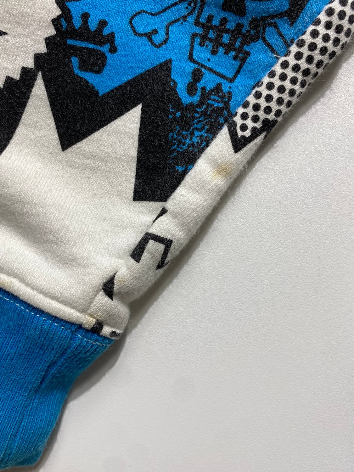 [M] 00s Stussy 스투시 카툰 그래픽 후드 집업 상품이미지4