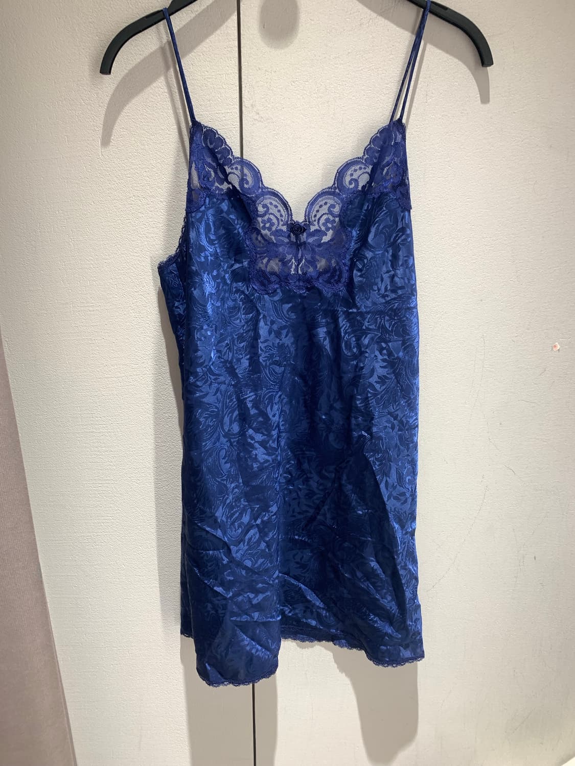 Deep blue lace slip dress 상품이미지2