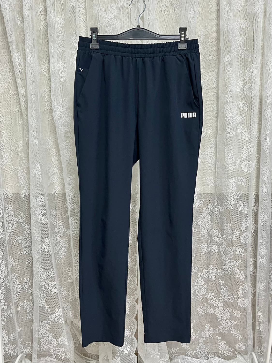 L) 푸마 PUMA 기능성 트레이닝 팬츠 네이비 상품이미지1