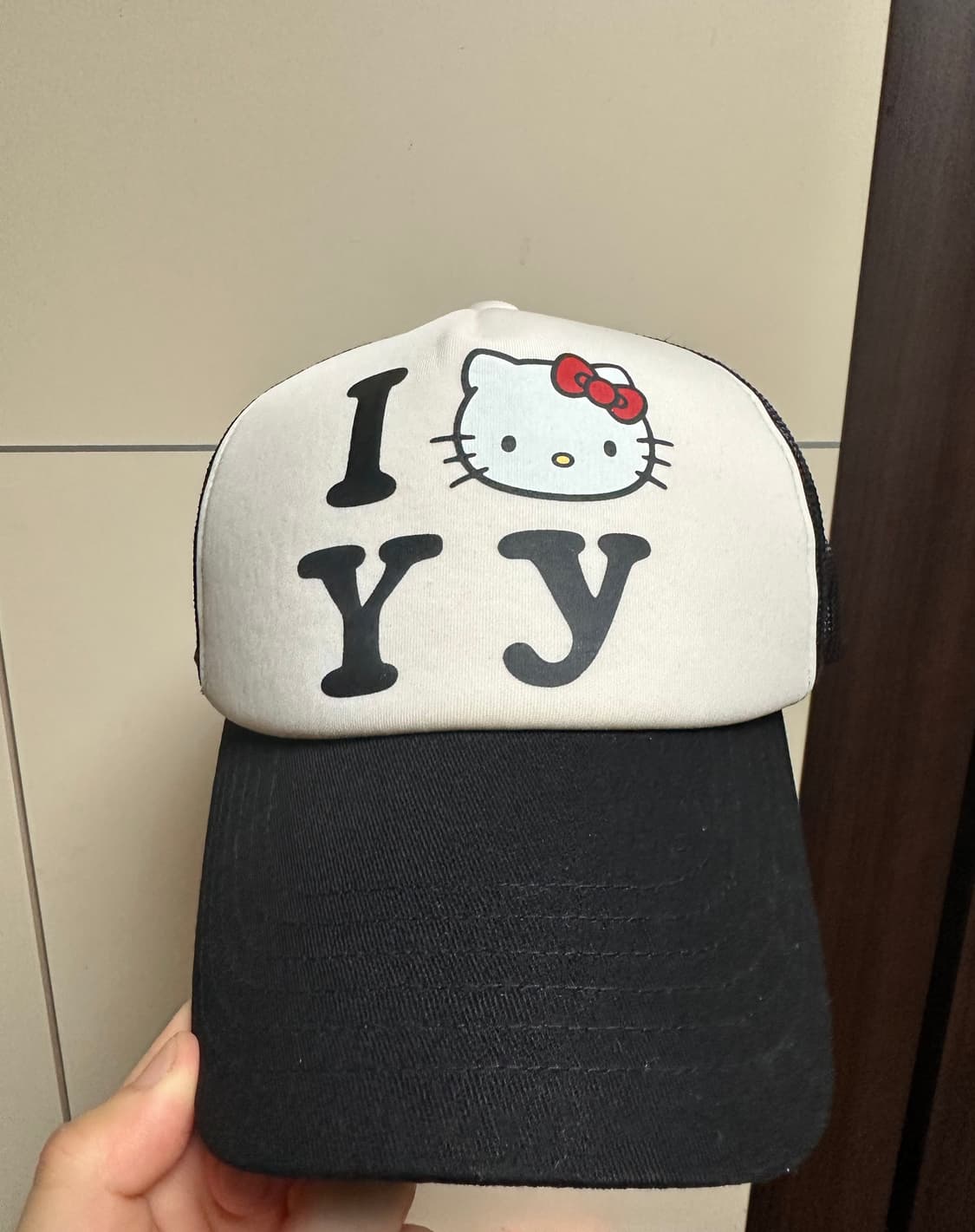 오픈와이와이 키티 볼캡 상품이미지2