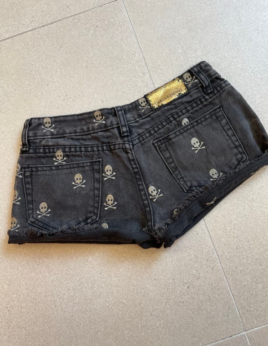 Japanese vintage Skull funk short pants 상품이미지3