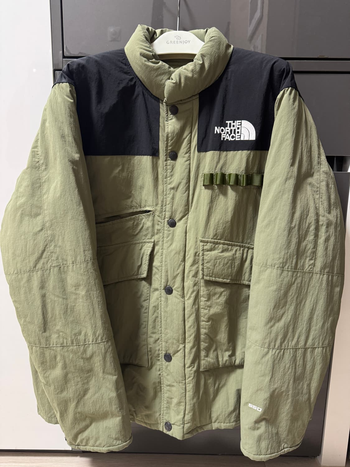 노스페이스 x 카즈키 다운패딩 올리브 상품이미지1