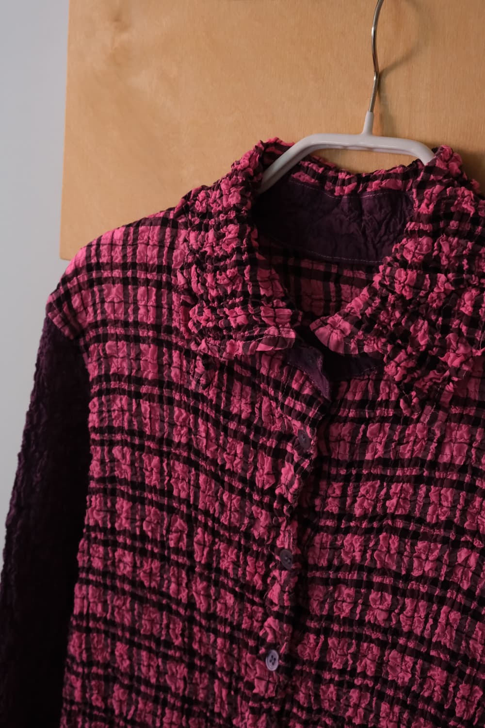 me ISSEY MIYAKE Check Pleats Top 상품이미지3