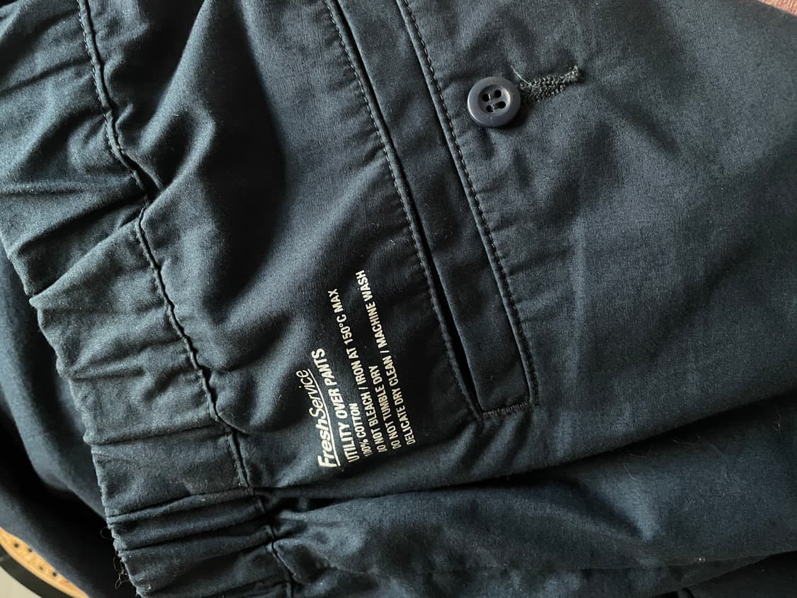 프레쉬서비스 유틸리티 오버팬츠 네이비 상품이미지8