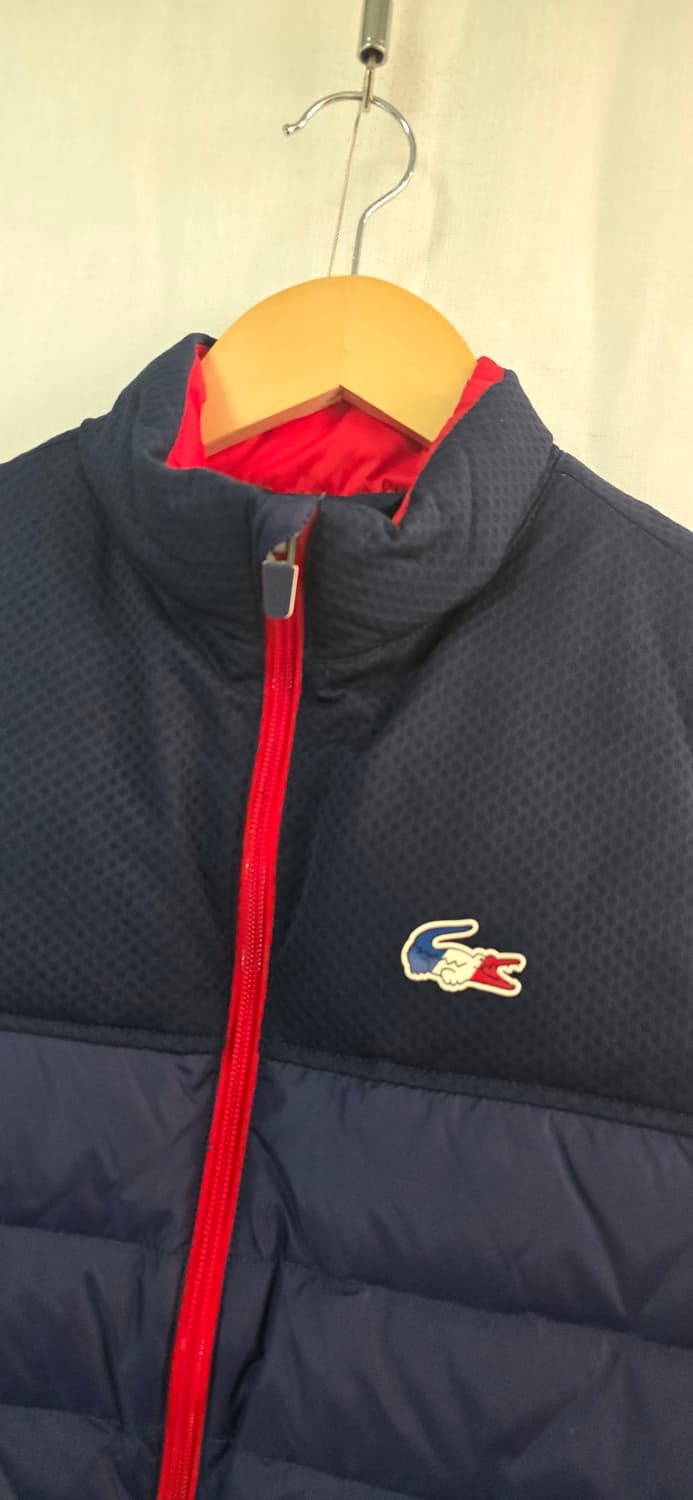 라코스테 네이비 패딩 조끼(34) 여성90 거의안입음 상품이미지2