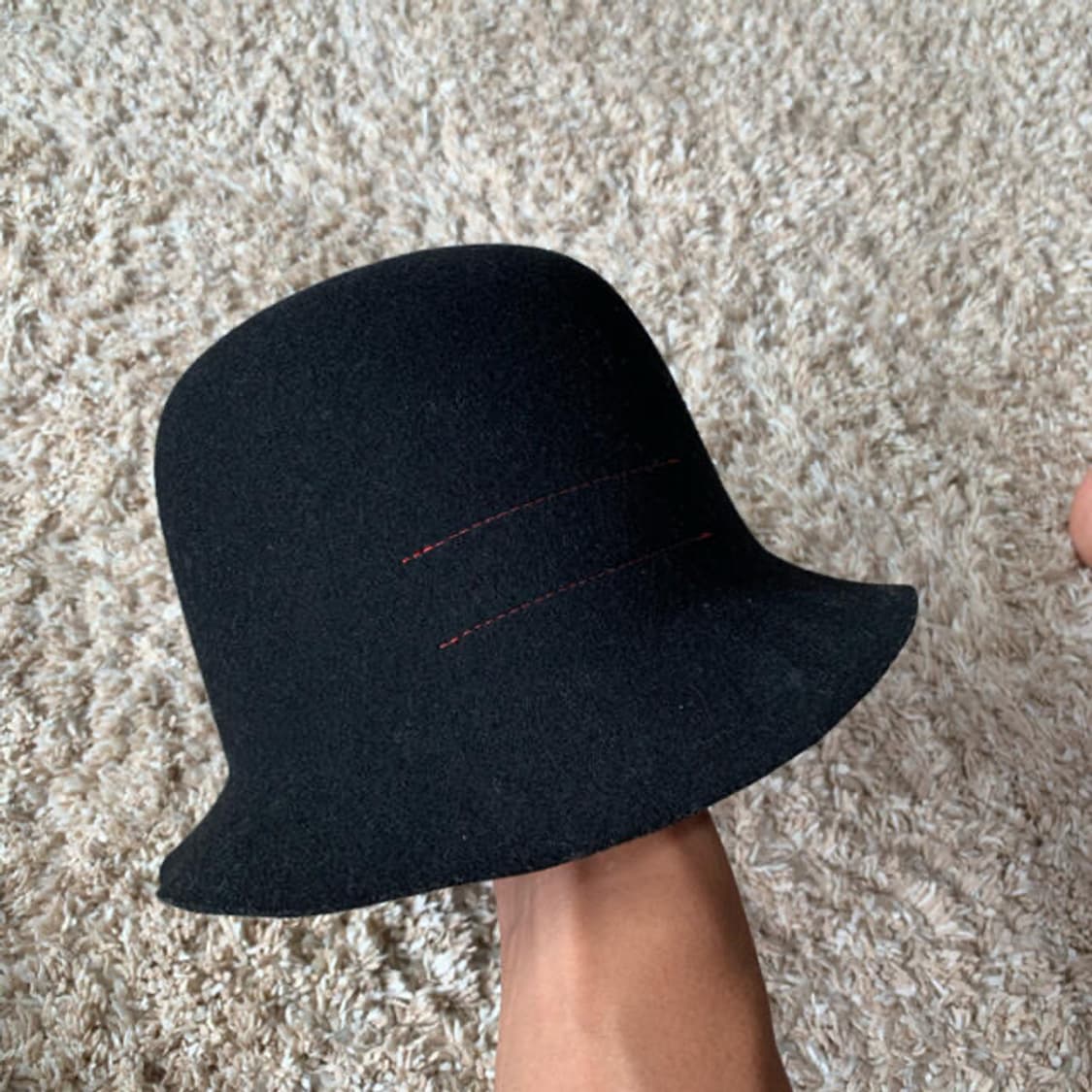 TENDERLOIN 텐더로인 울 펠트 모자 블랙 L사이즈  상품이미지2