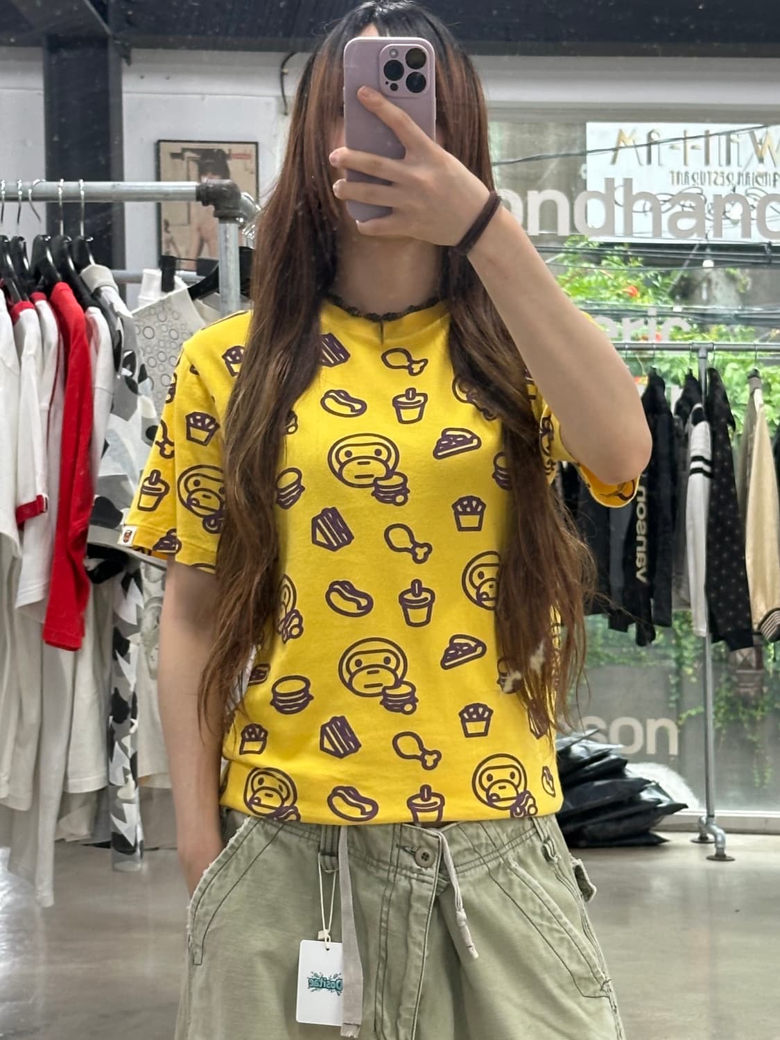 베이프 마일로 정크푸드 반팔티셔츠 상품이미지2