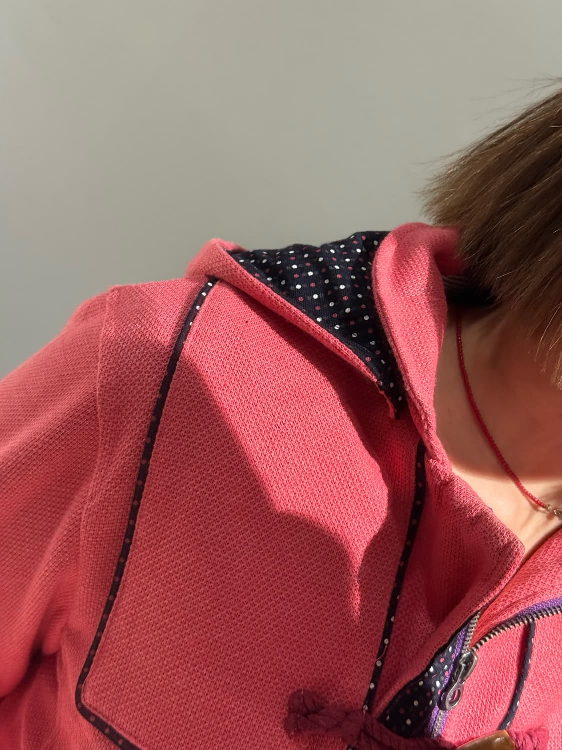 dot point toggle detail hood jacket 상품이미지3