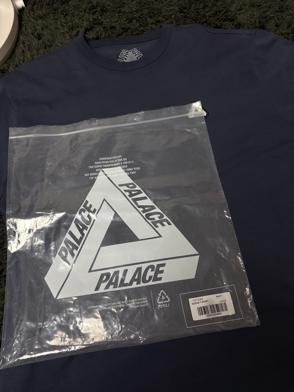 PALACE 팔라스 SOFAR 티셔츠 네이비 L 상품이미지7