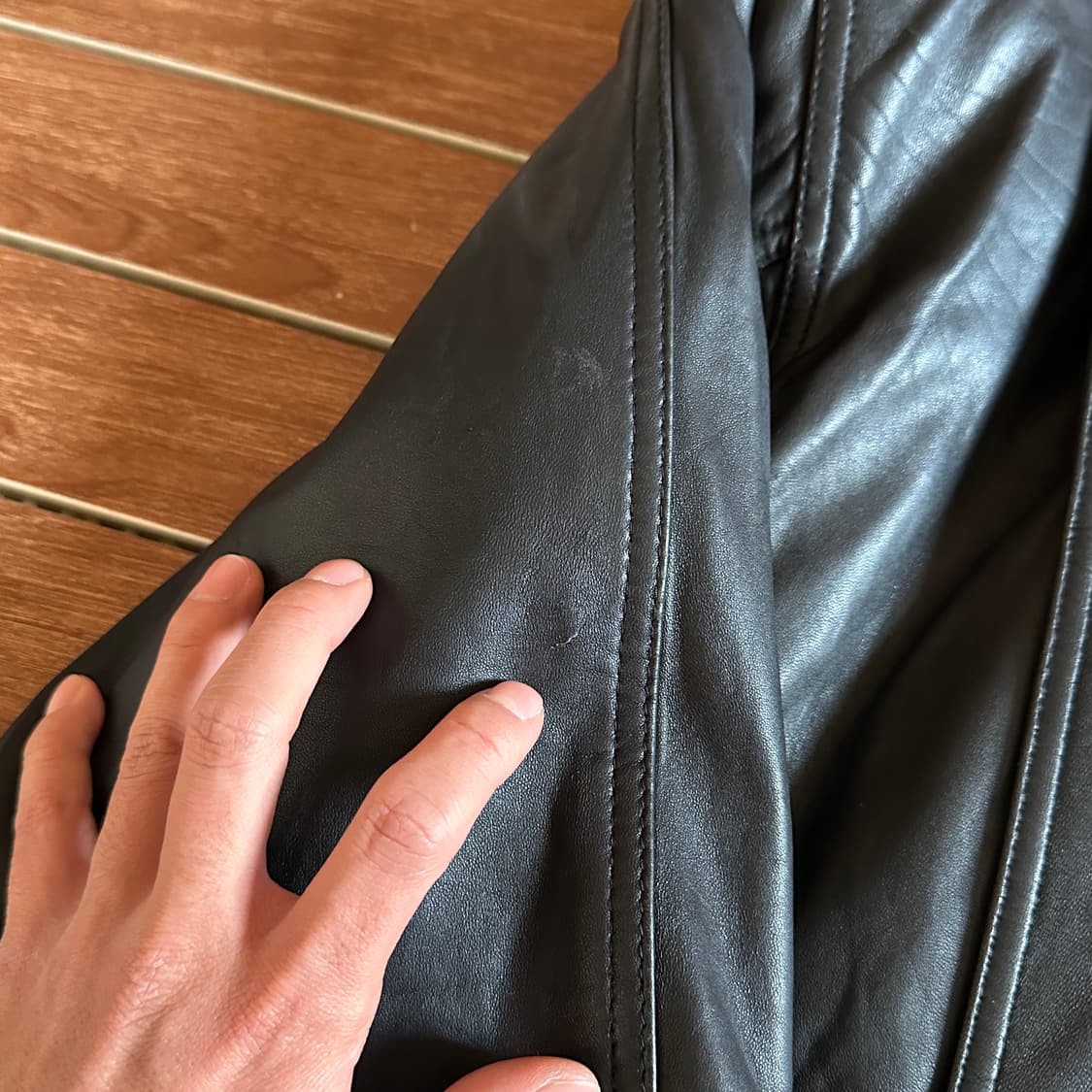 Gullit men italy sheep-skin leather coat 상품이미지9