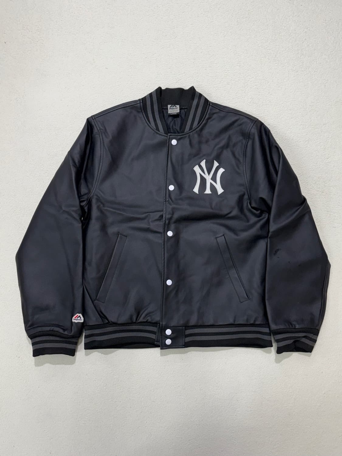 마제스틱 뉴욕 양키스 스타디움 바시티 자켓 점퍼 L 상품이미지1