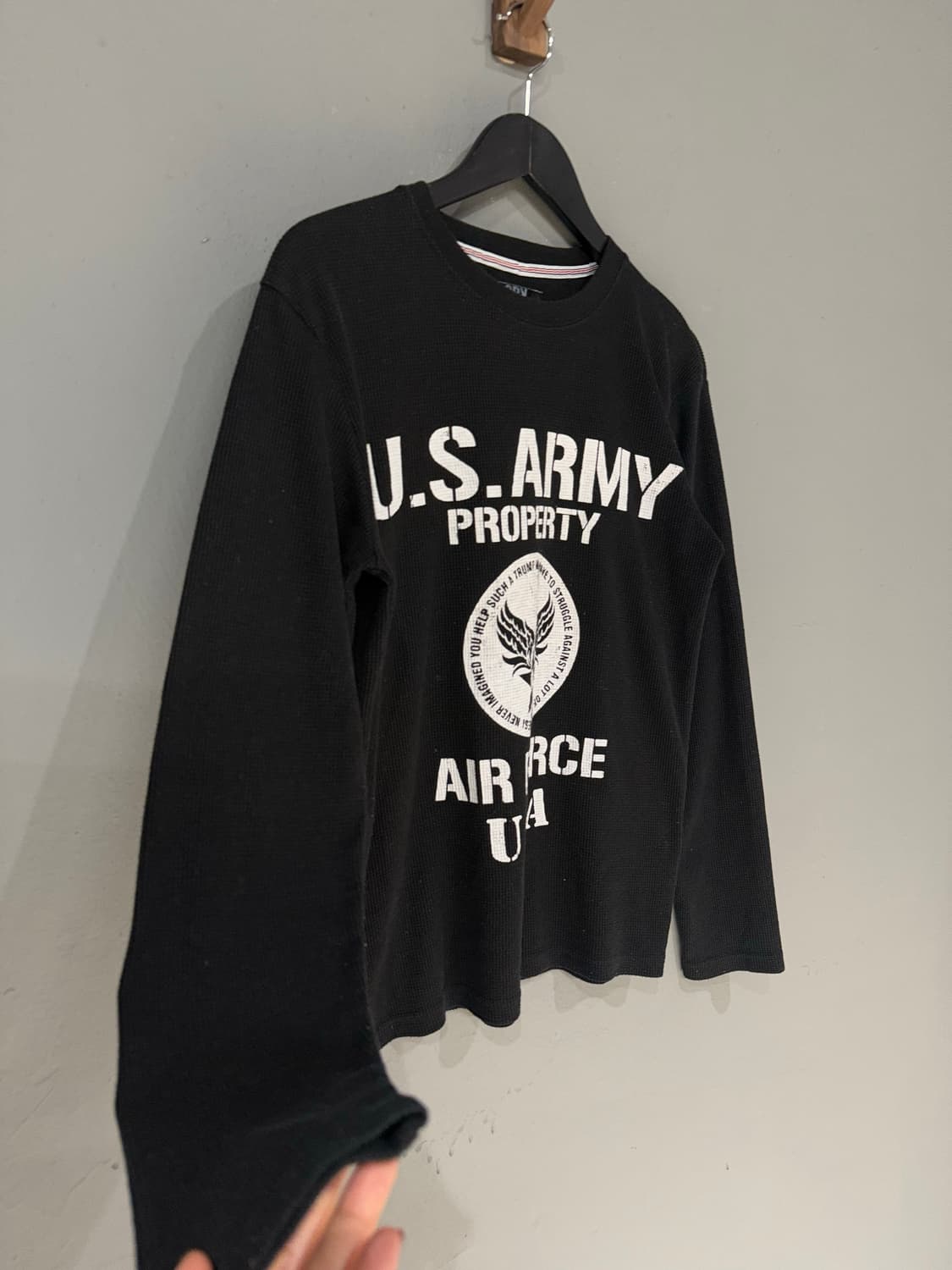 U.S.ARMY lettering waffle long sleeve 상품이미지6