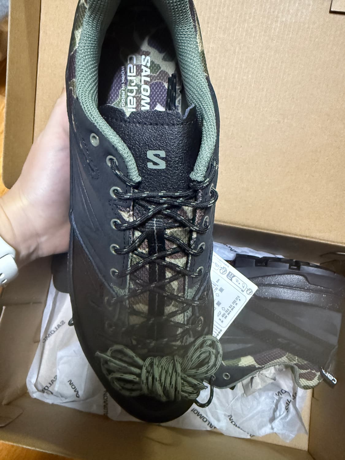 275사이즈 살로몬 칼하트WIP X-Alp 블랙 상품이미지2